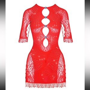 Discounted Rhinestoned Miranda Dress heartbreaker poster girl